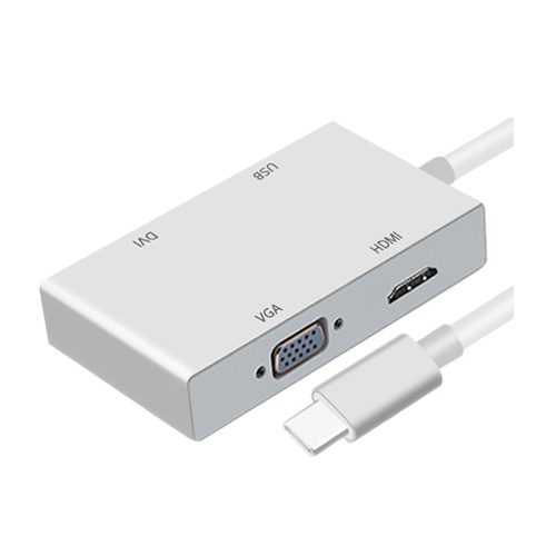 USB Type C to HDMI DVI VGA USB Hub