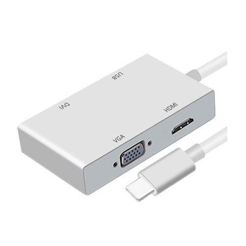 USB Type C to HDMI DVI VGA USB Hub