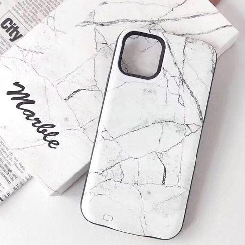 iPhone 11, 11Pro, 11Pro Max Marble Pattern Battery Case 背電