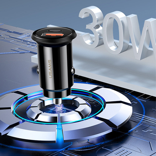 USAMS PD 3.0 + QC 4.0 Mini Car Charger 快充 車充