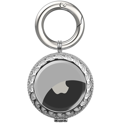 AirTag Metallic Key Ring - Silver 鎖匙扣
