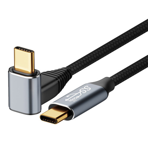 USB Type C 90° Right Angle Gen 2 Super Speed Cable 數據快充線