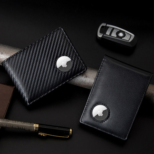 Premium RFID Blocking Leather Wallet for AirTag