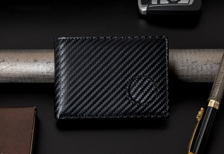 Premium RFID Blocking Leather Wallet for AirTag - Image 2